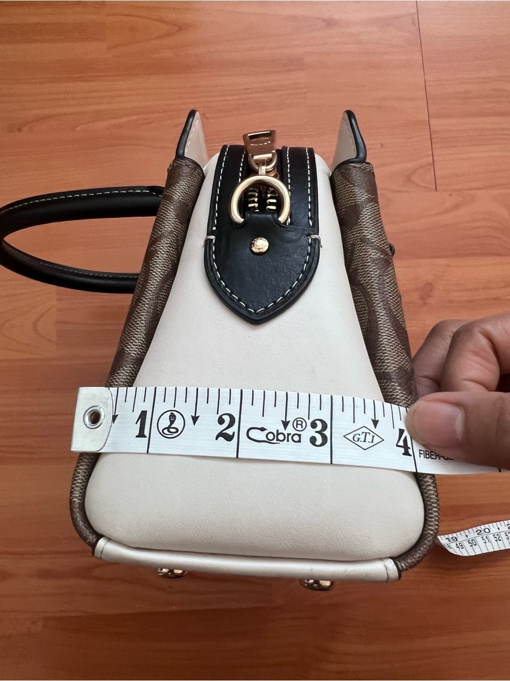 Coach Mini Darcie Caryall in Colorblock Signature Canvas - Picture 13 of 13